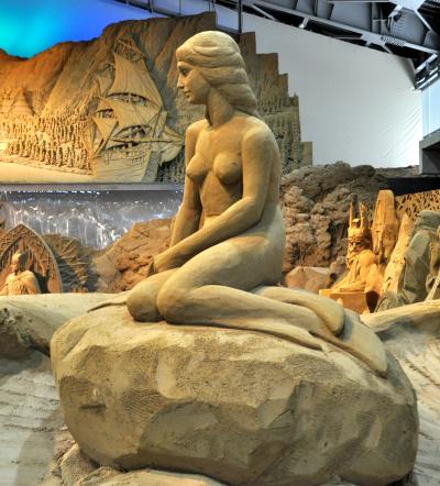 鳥取砂丘にある「砂の美術館」見学