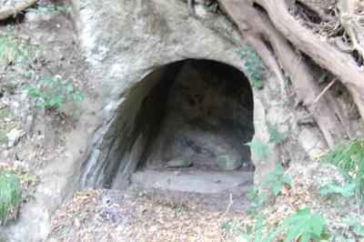 大磯城山公園の横穴墓群