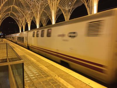 リスボン - マドリッド 630㎞を10時間かけて走る国際夜行列車