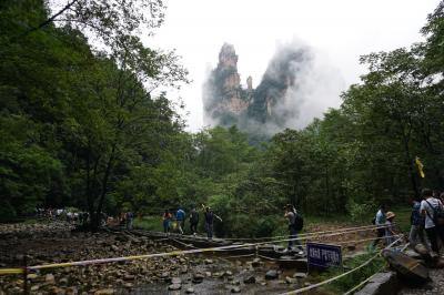 久々の中国　湖南省　世界遺産武陵源　4日目　金鞭渓 