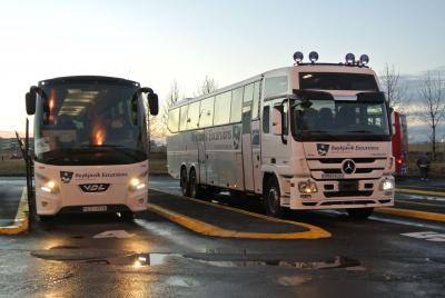 オーロラツアーと市内見学