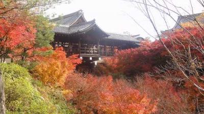 京都の紅葉　永観堂と東福寺