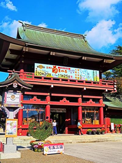 笠間-1　笠間稲荷神社　日本三大稲荷・参拝者多く　☆楼門・拝殿・絵馬堂など　