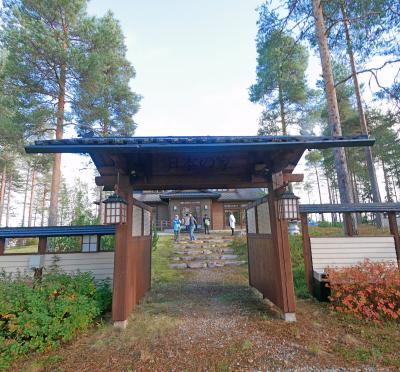 2018.9フィンランド職員旅行7-日本の家，シモ川の景色，ラヌア動物園前で買い物，ラヌア健康センター