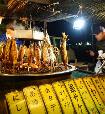 11月3連休は青森で③ 八戸 館鼻岸壁朝市 ～車中泊して４時から「しおてば」の巻～