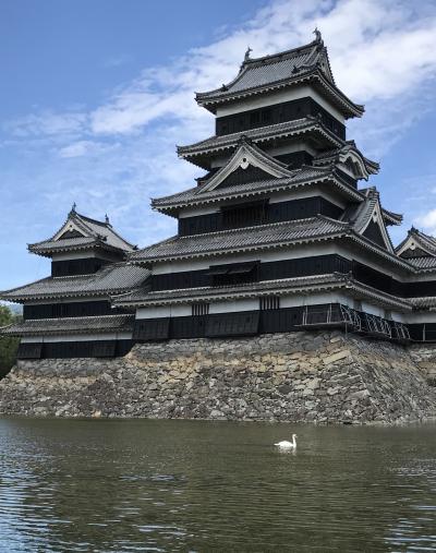 ☆美ヶ原賛歌☆台風21号が心配だけど.｡o○ vol.10☆ 国宝 松本城の難所は最後の階段( :△:)　拾い集めた思い出と一緒に帰宅(^^v