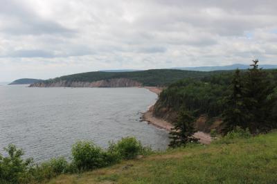 カナダ東部５州、ドライブ旅行２０１８　Day8-4（Cape Breton Island　６　まるでジェットコースターみたいなCabot Trail/Ingonish、Lakies Head、Green Cove）