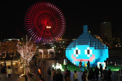 横浜に巨大スライムが現れた！　　山手西洋館世界のクリスマス・横浜赤レンガクリスマスマーケット