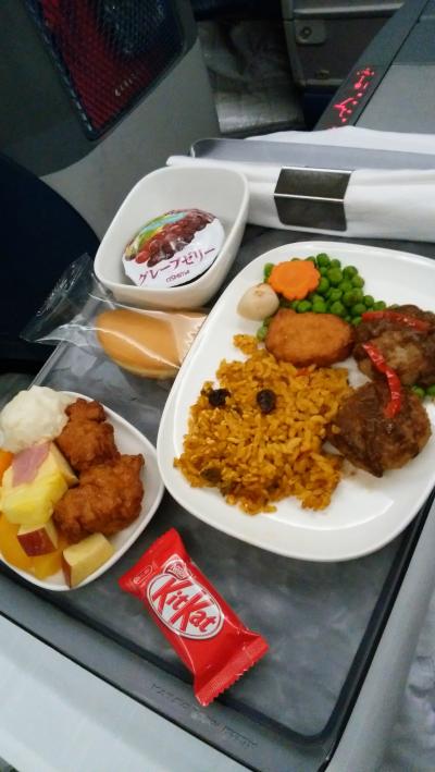 年長さんとハワイ(機内~ホテル)