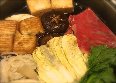 ひとり忘年会 2018　　浅草今半ですき焼御膳