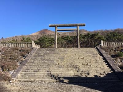 鹿児島空港からレンタカーで霧島巡り（霧島神宮や塩浸温泉龍馬公園など）