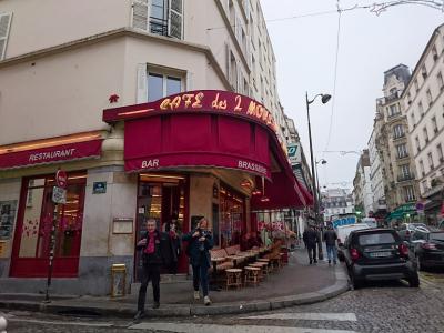 パリへ　モンマルトル　映画「アメリ」の喫茶店　11月21日から27日
