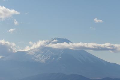 大山山頂から見る富士山