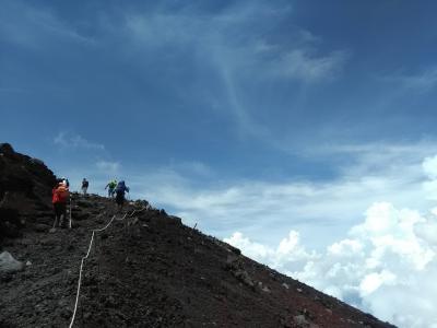 雲の上の世界！！ 須走口ＩＮ  富士宮口ＯＵＴ☆列車とバスでゆく日帰り富士登山