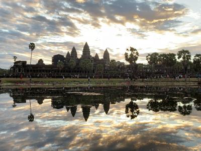 子ども2人と小休憩@シェリムアップ
