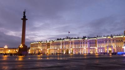 冬のロシア　エルミタージュ美術館とクレムリン