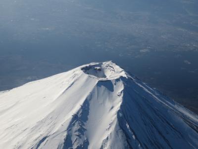 新年の四国（１）松山へ富士山ビューの空旅