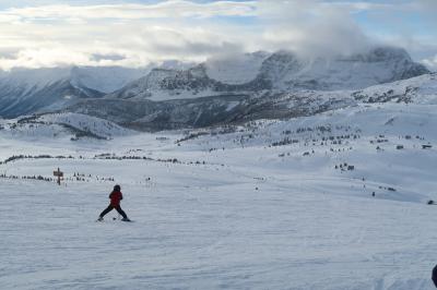 家族スキーで年越し(バンフ・カナダ)
