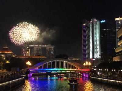 シンガポール観光詰め込みカウントダウンの旅　3/4《カトン街～ムスタファセンター～年越し花火》