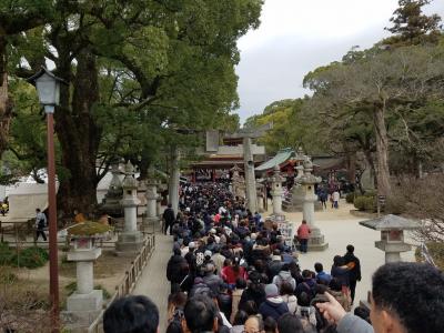 平成最後の初詣　爆安きっぷで行く太宰府天満宮(一応、合格祈願です)。