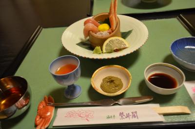 丹後の木津温泉夕日ヶ浦で、贅沢に蟹を食べてきました