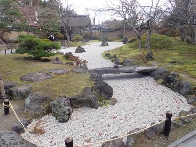冬の東北（１７）庭園が美しい円通院（松島）は縁結び寺としても