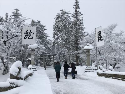 雪深き米沢…かなり上杉る街だった！