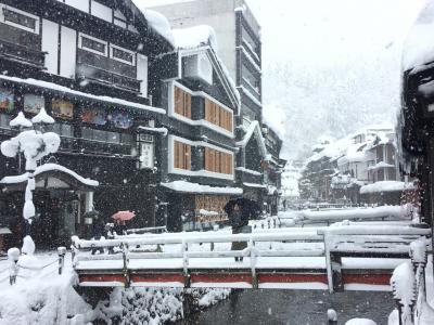 冬こそ雪の銀山温泉へ