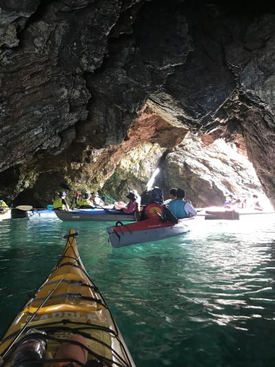 若狭湾のオーシャンブルーをシーカャックで巡る旅