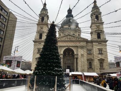 クリスマスマーケットとペストサイド。