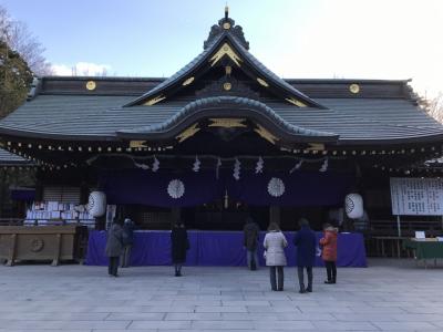 青木屋から大國魂神社へ