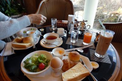 ０６．年越しのエクシブ山中湖3泊　ラウンジ ドルチェの朝食