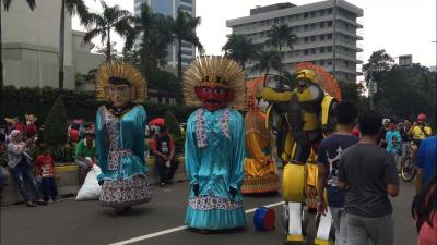 【ジャカルタ】ジャカルタ街歩き～タムリン通り歩行者天国、モナス、ファタヒラ広場、カフェバタビア～2019年1月13日（日）