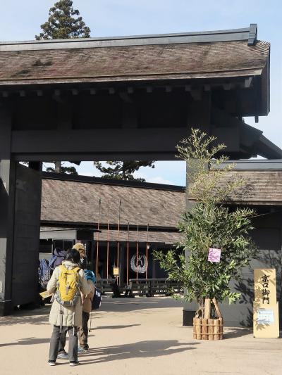 箱根-9　箱根関所　復元された面番所/獄屋など見学　☆遠見番所・・眺めも良好