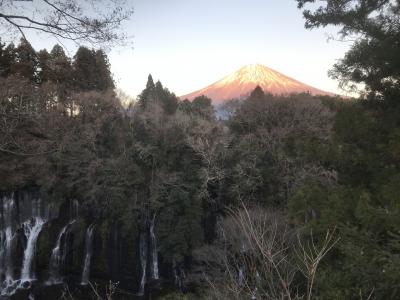 東京帰りの風穴、赤間神社、静岡白糸の滝、赤富士