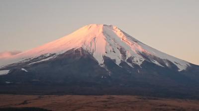 冬の富士山を見に山梨へ