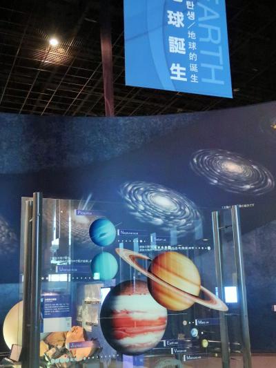 神奈川県立生命の星・地球博物館-1　地球展示室で　☆巨大な隕石・最古の岩石など