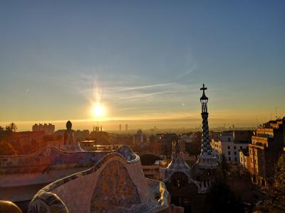 冬のバルセロナ＆サンセバスチャン　Day4早朝グエル公園＆バルセロネータ＆冬の味覚