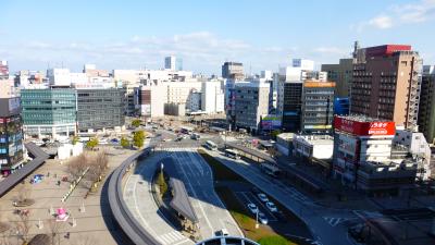 ＡＮＡマイル取得目的、別府１泊２日の旅【大分駅と、大分駅ビル屋上庭園（シティ屋上ひろば）散策編】