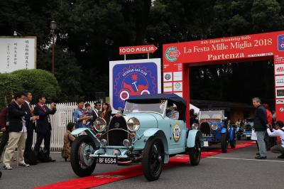 ラフェスタミッレミリア2018のスタートシーンを楽しむ