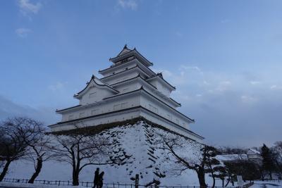 冬の福島旅行記 ① 100名城巡り・会津若松城（鶴ヶ城 ） 京都から往復夜行バスでひとり旅