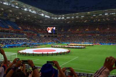 【ロシアワールドカップとチロル＆ドロミテ】激闘の末悔しさ溢れるワールドカップの日本対ベルギー戦を観にロストフへ