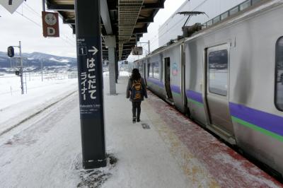 北海道新幹線で函館へ①最強クラスの寒波