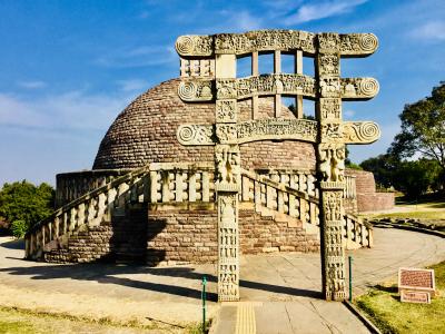 ボーパール日帰り旅行①  サーンチー仏教遺跡