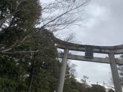 小雪の中、梅花を訪ねてのモーニングウオークMorning walk with visiting plum blossoms in a small snow