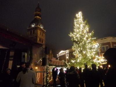 Day 4-3 Latvijas Lācisとバルト三国里帰り＆クリスマスマーケット★人生初の自力渡航(リガのクリスマスマーケット)