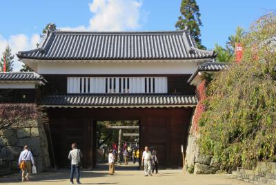 2018秋、群馬と長野の名城(18/20)：10月27日(8)：上田城(2)：本丸南櫓、東虎口櫓門