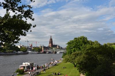 2016年 ドイツの旅（9）フランクフルト マイン川岸からの眺望が美しい街