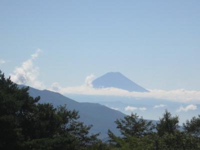 ずっと富士山が見えました