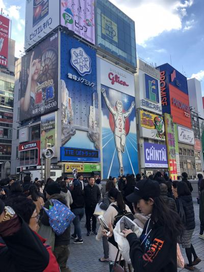 ☆月イチお出かけ：2019年１月☆道頓堀食べ歩き～大阪城イルミネーション～海遊館